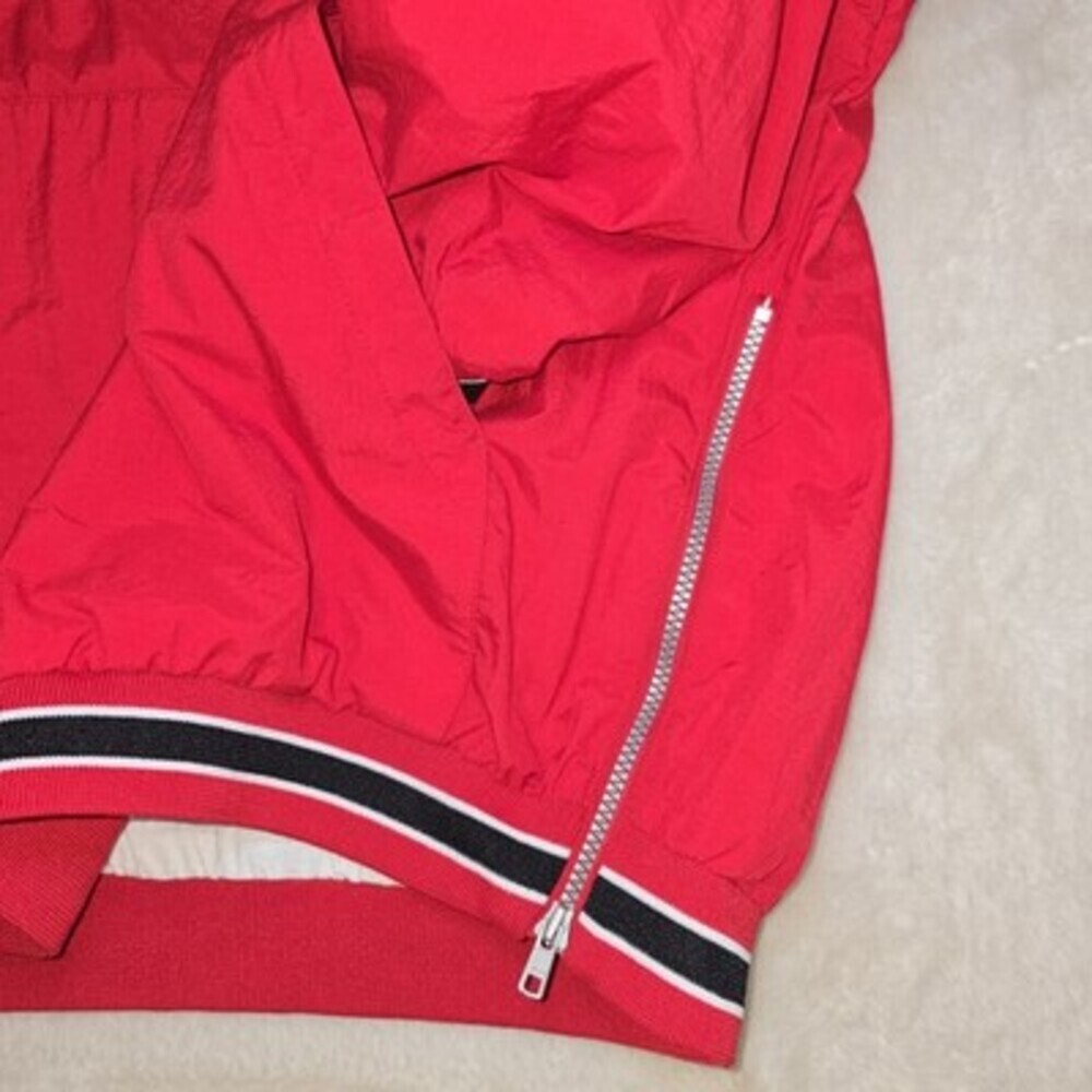 Vintage Indiana Basketball Pullover Windbreaker Jacket XL Red Nylon Captivating - Picture 6 of 12
